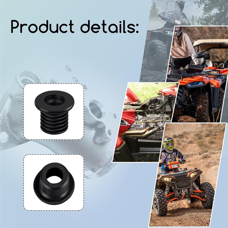 XTPTFABS 3089902 Engine Grommet Compatible with 2006 2007 2008 2009 2010 2011 2012 2013 2014 Polaris Sportsman Ranger 500 550 (1Pcs Grommet, Black) - Image 4